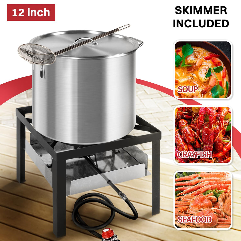60QT Crawfish Boiler with Dustproof Cover U22569