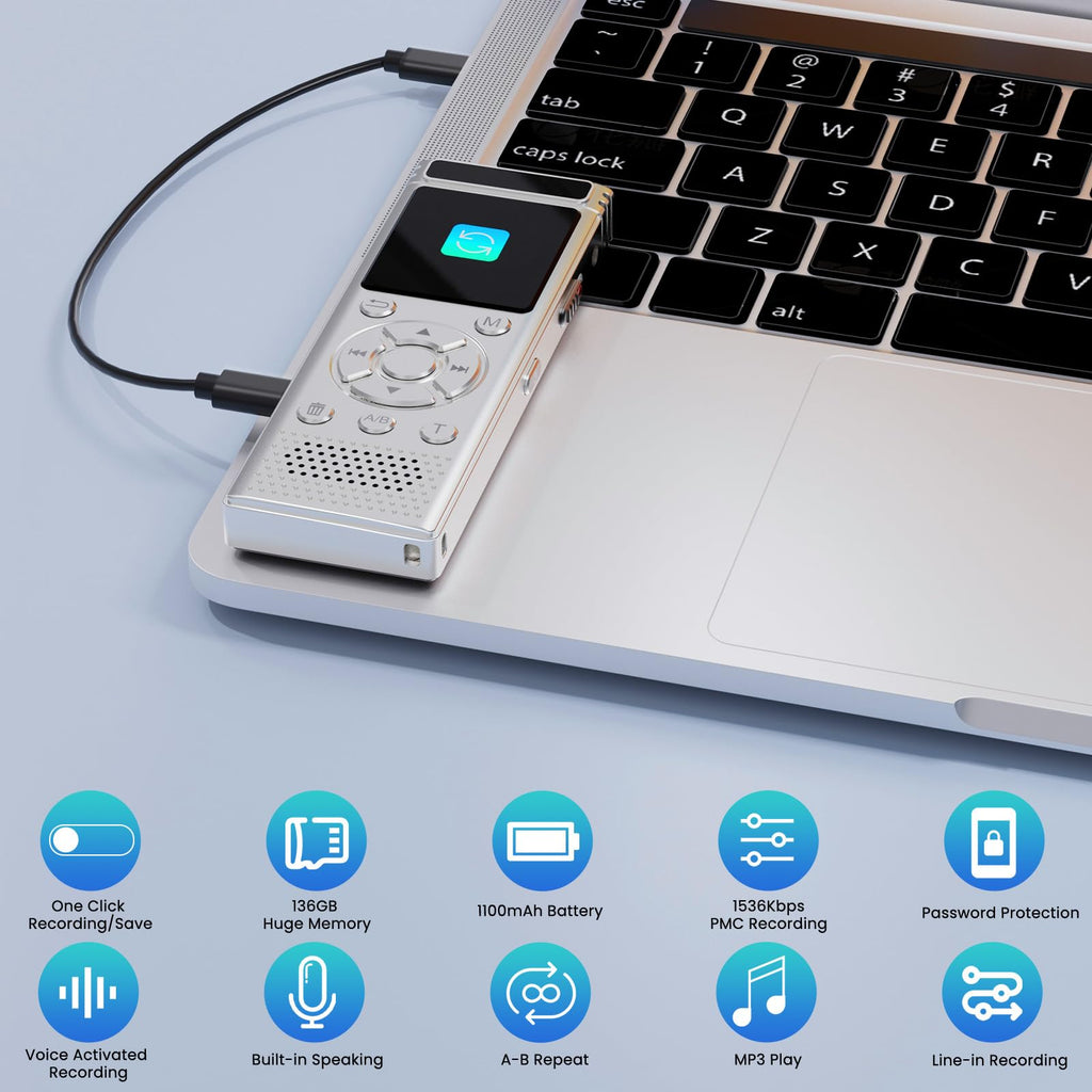Digital Voice Recorder with Playback X615305