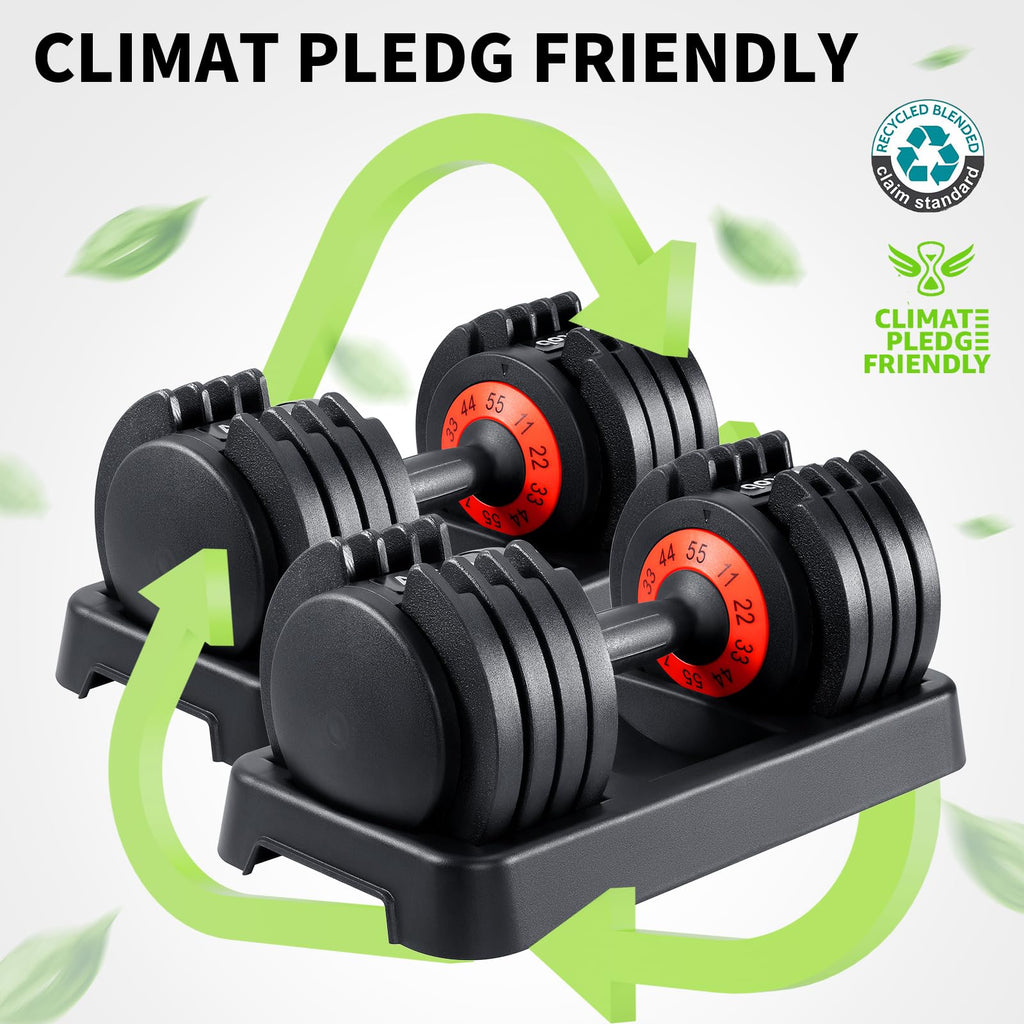 Adjustable Dumbbell Set 25/55 Lbs (Pair) H25083