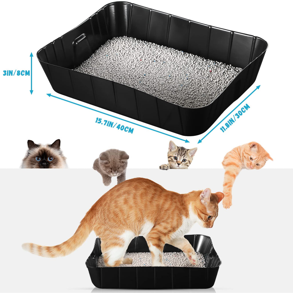 Black Disposable Litter Box for Cats S841