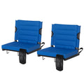 2 Pack Blue Stadium Seats for Bleachers with Back Support G35799