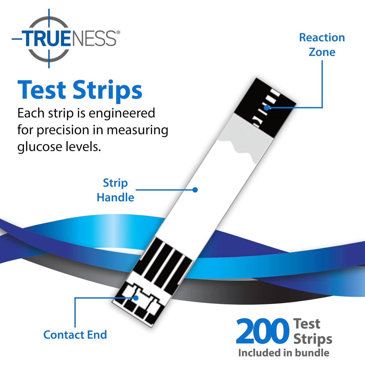 Blood Glucose Test Strips, 200 Count T731