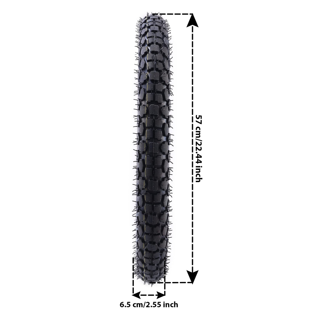 2.50/2.75-17 Motorcycle Tire and Inner Tube M55213