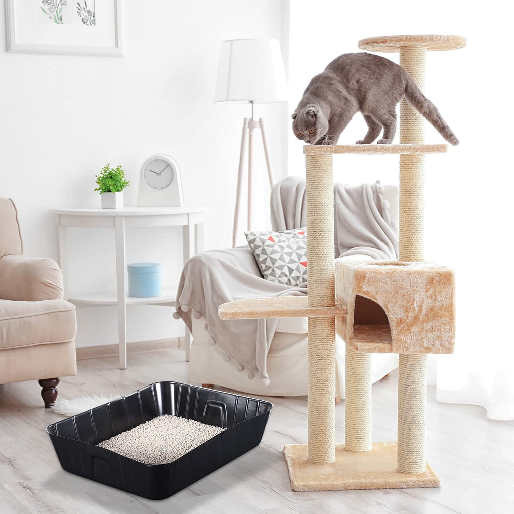 Black Disposable Litter Box for Cats S841