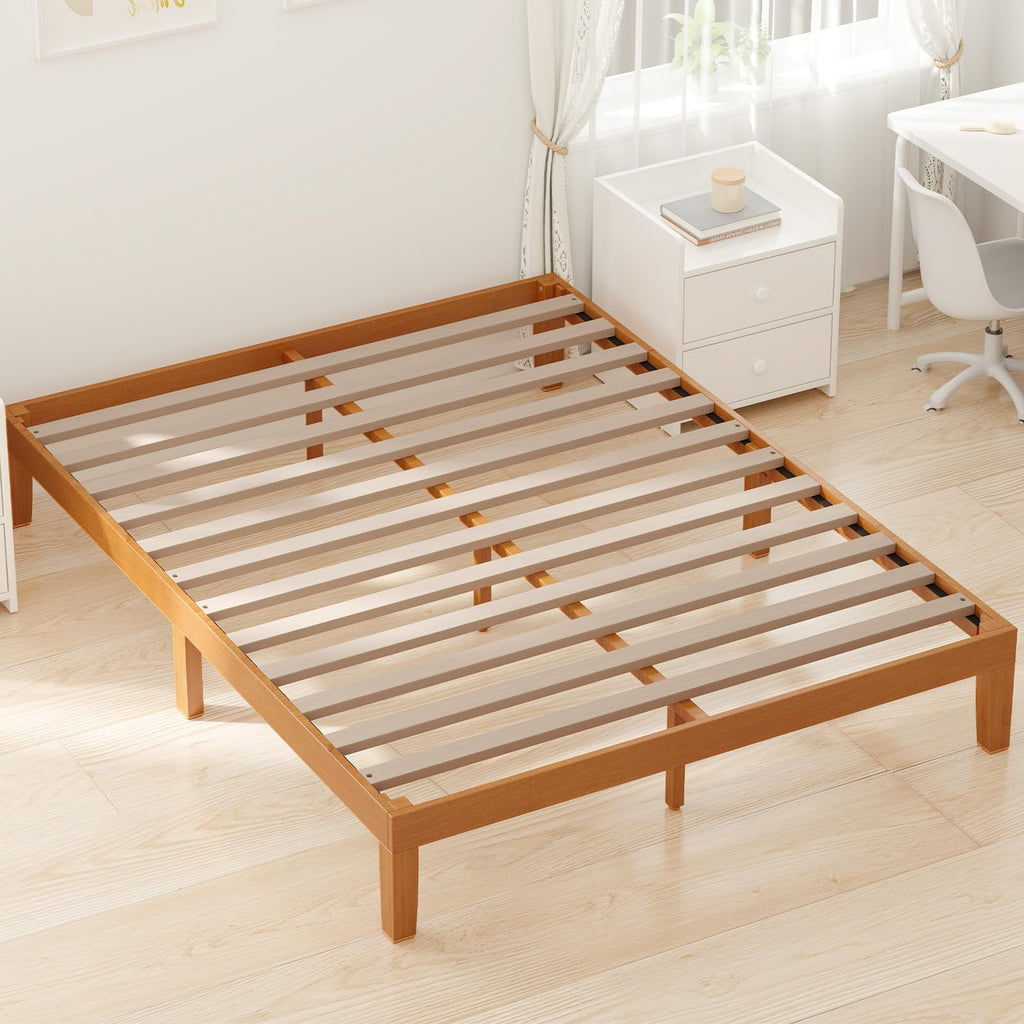 Queen Bed Frame with Wood Slat Support W864153