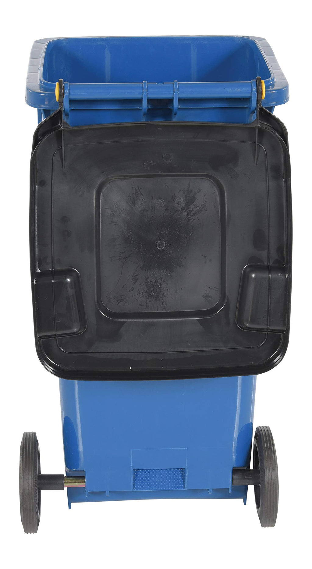 Blue 32 Gallon Polyethylene Trash Can H67134