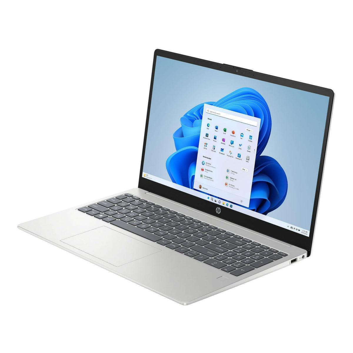 15.6 inch FHD Laptop Intel Core i3-N305 8GB RAM 256GB SSD Silver H720