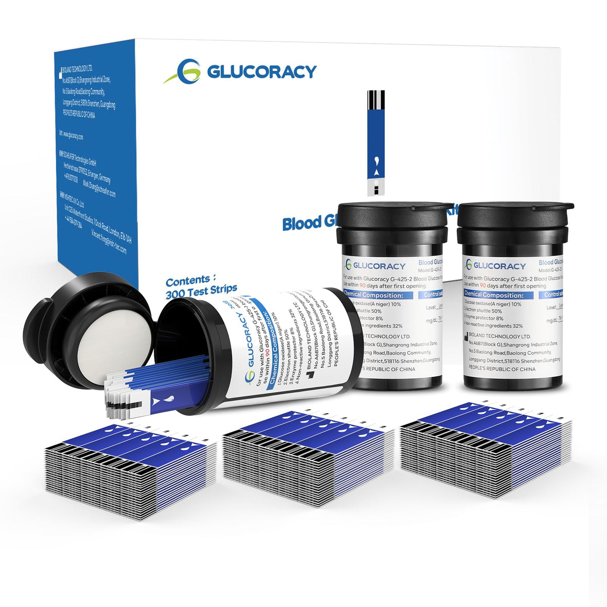 Blood Glucose Test Strips 300 Counts Y831