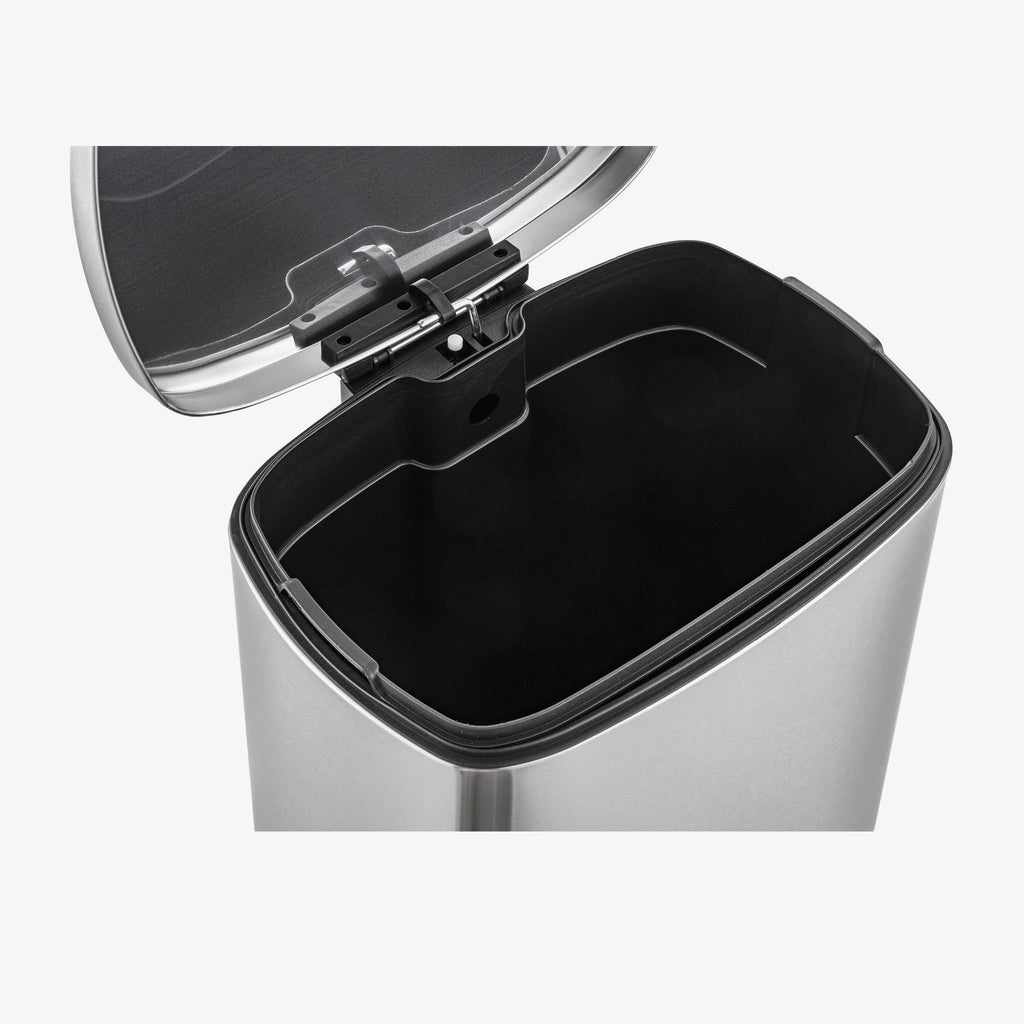 50L Stainless Steel Step-On Kitchen Trash Can C351
