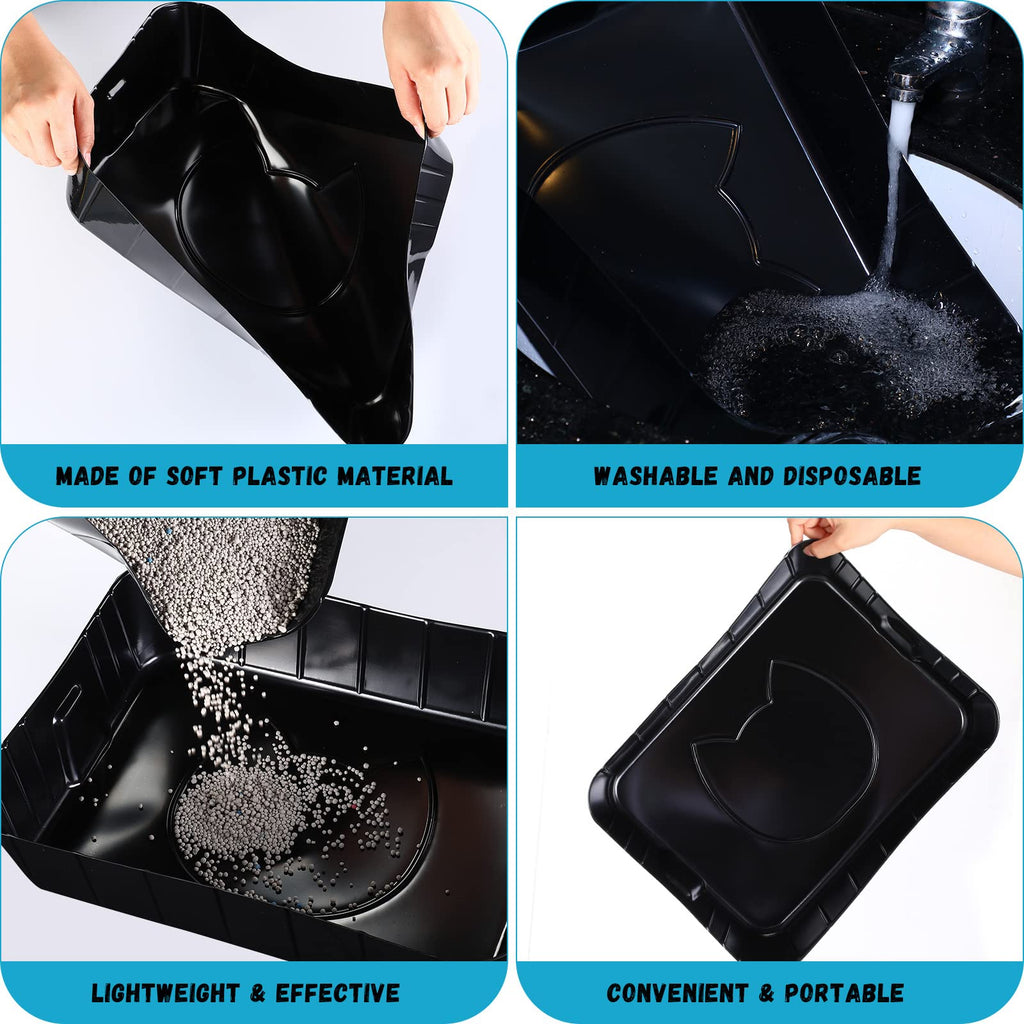Black Disposable Litter Box for Cats S841