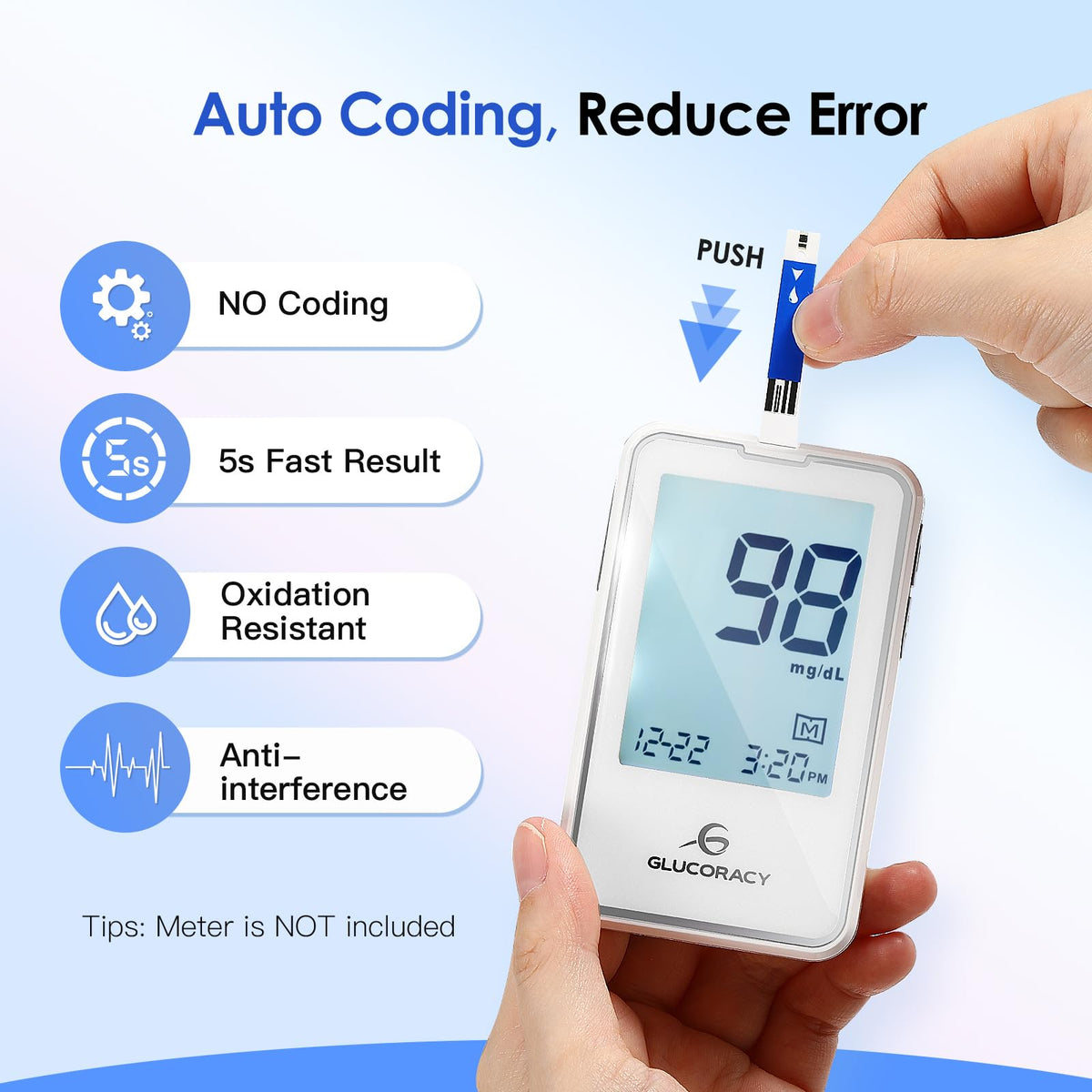 Blood Glucose Test Strips 300 Counts Y831