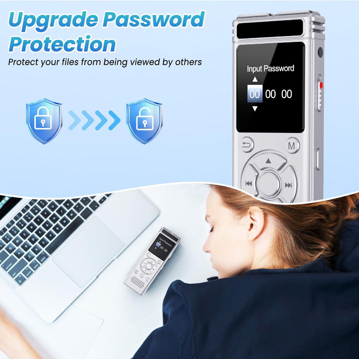Digital Voice Recorder with Playback X615305