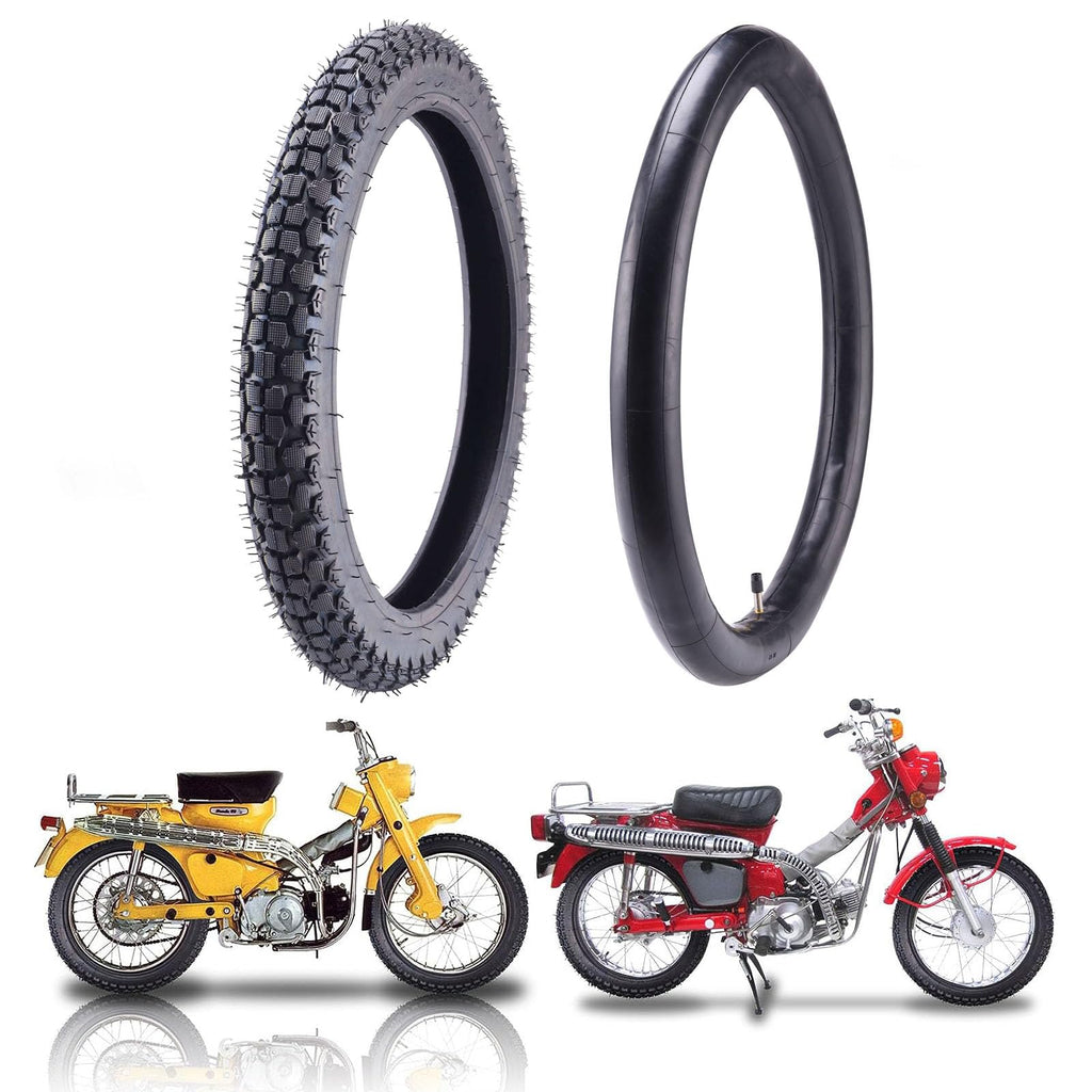 2.50/2.75-17 Motorcycle Tire and Inner Tube M55213