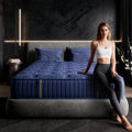 Medium Firm 12 Inch Full Mattress with Gel Memory Foam and Pocket Springs O5741