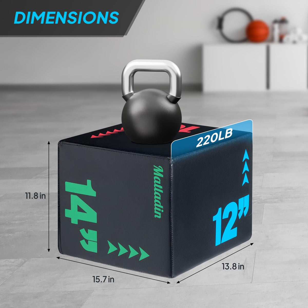 Heavy Foam Plyometric Jump Box Q272585