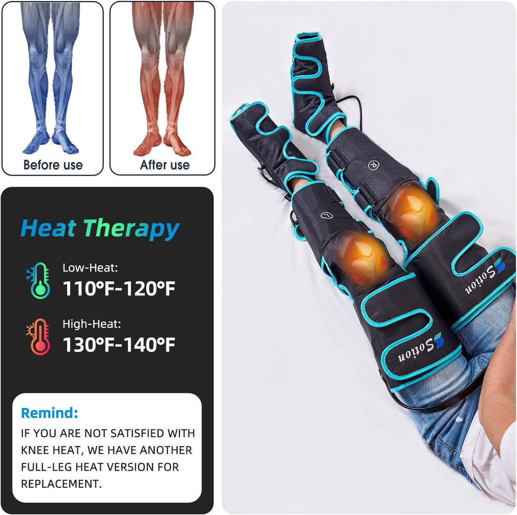 Air Compression Heat Leg Massager G428
