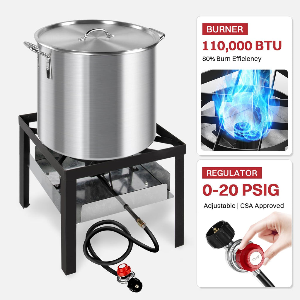 60QT Crawfish Boiler with Dustproof Cover U22569