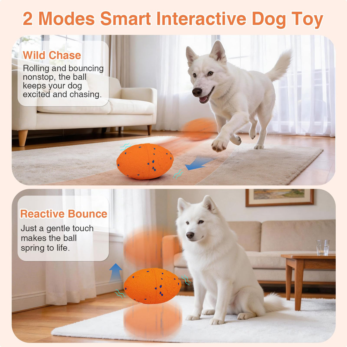 Interactive Dog Toys Ball E15870