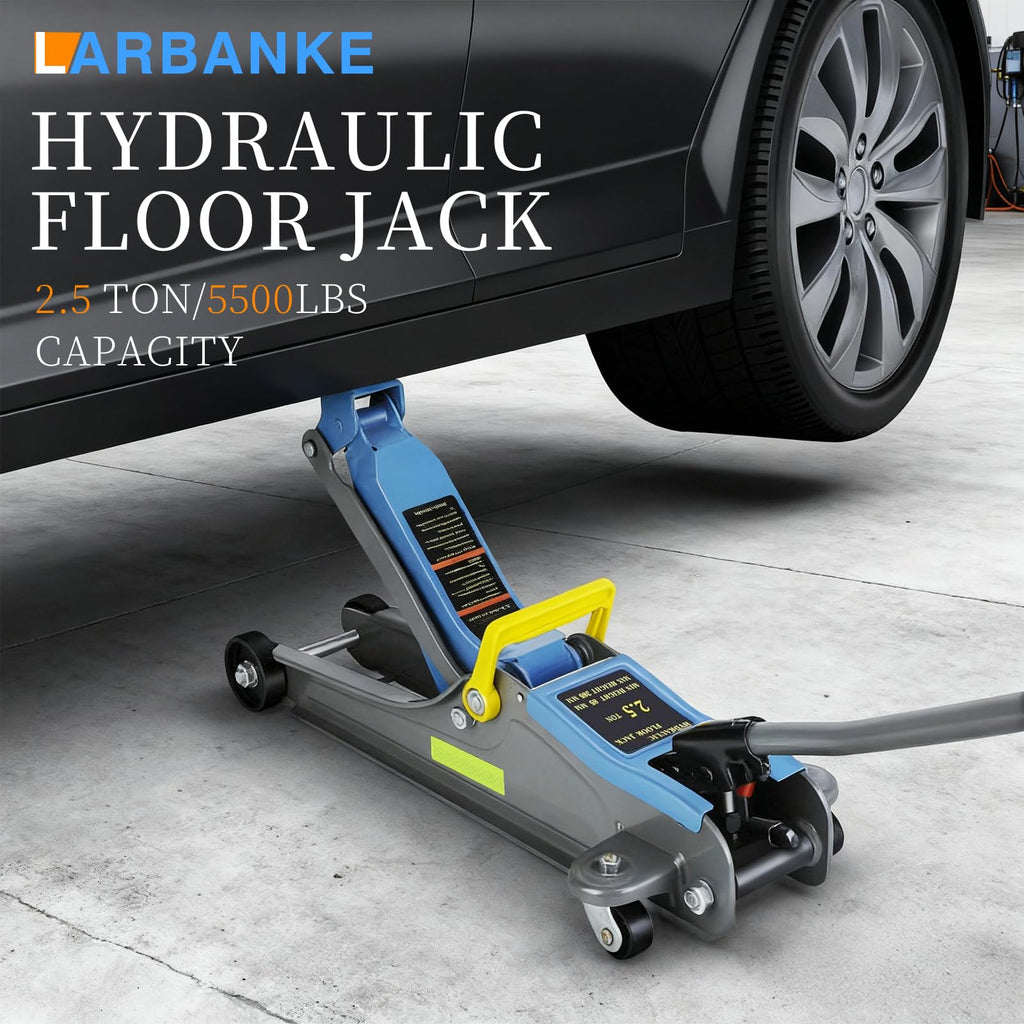 2.5T Low Profile Hydraulic Floor Jack with Carrying Handle L9861