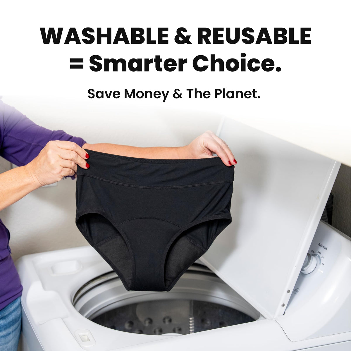 Washable Leak Proof Incontinence Underwear 3-Pack F8745