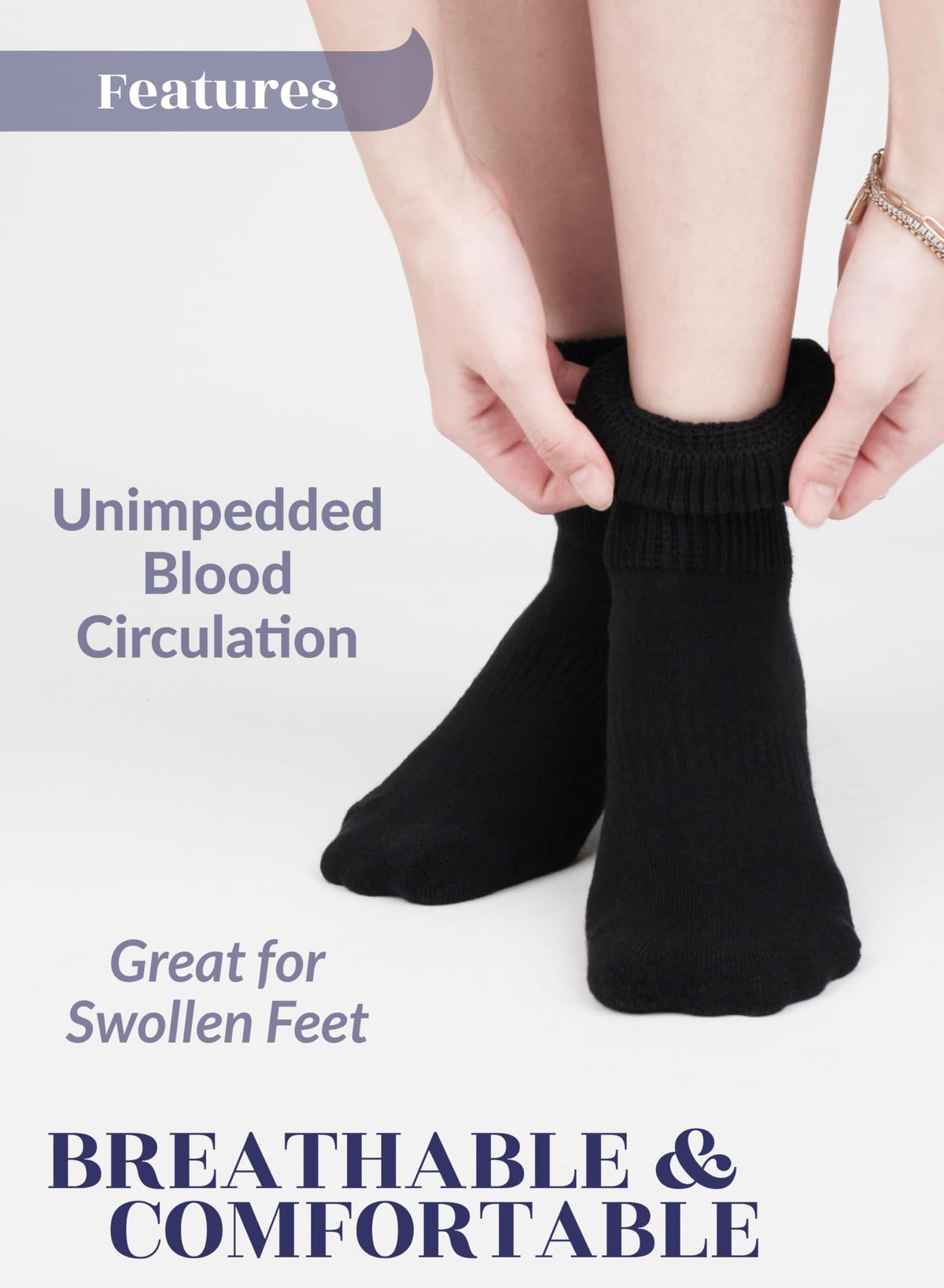 Cotton Ankle Socks 3-6 Pairs M4635