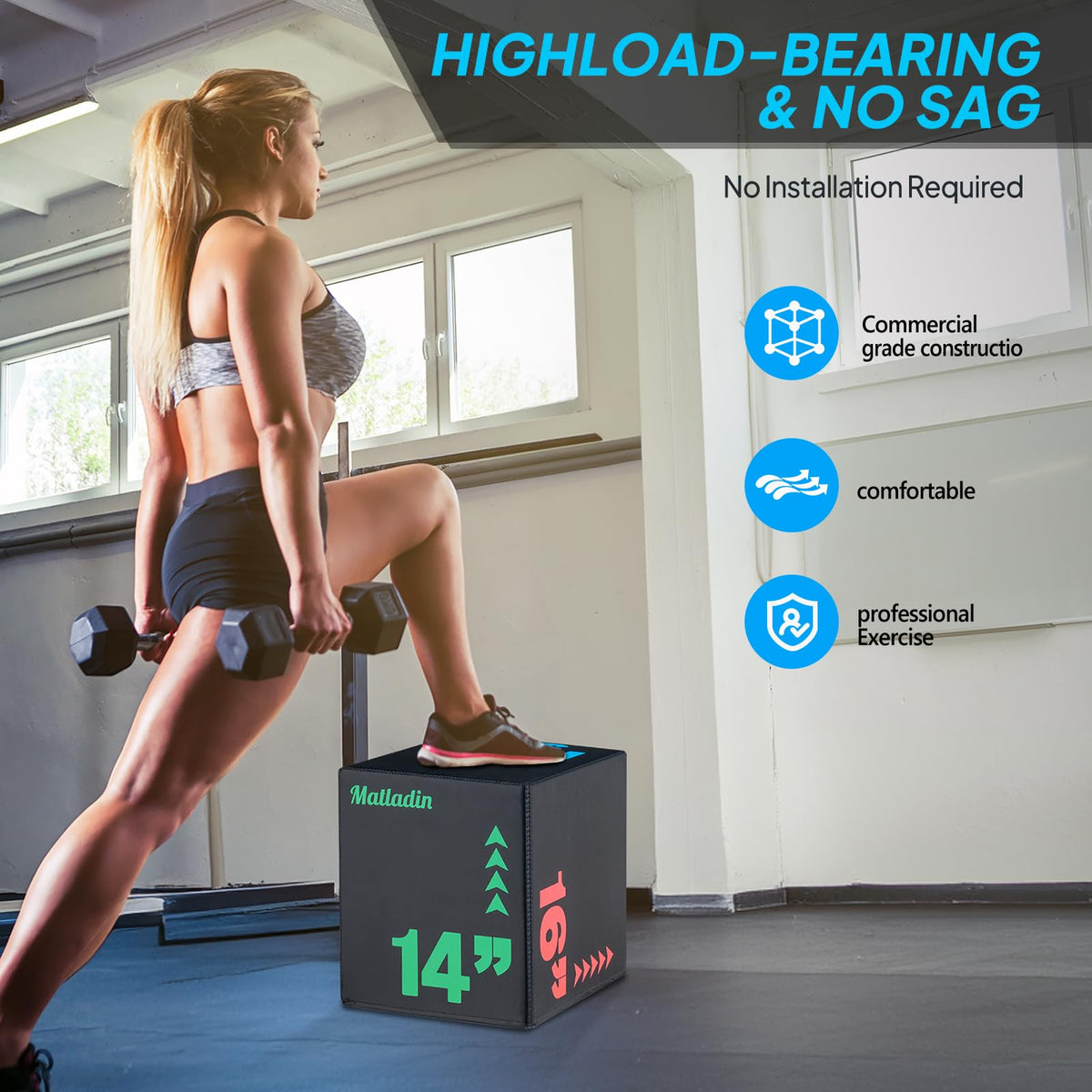 Heavy Foam Plyometric Jump Box Q272585