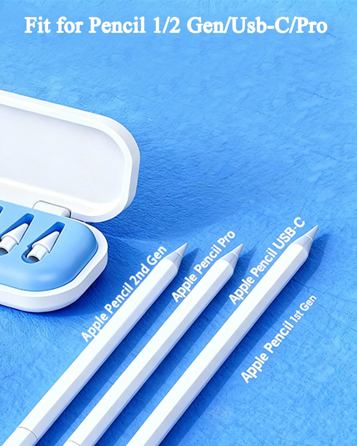 6 Pack Replacement Pencil Tips with Case I712