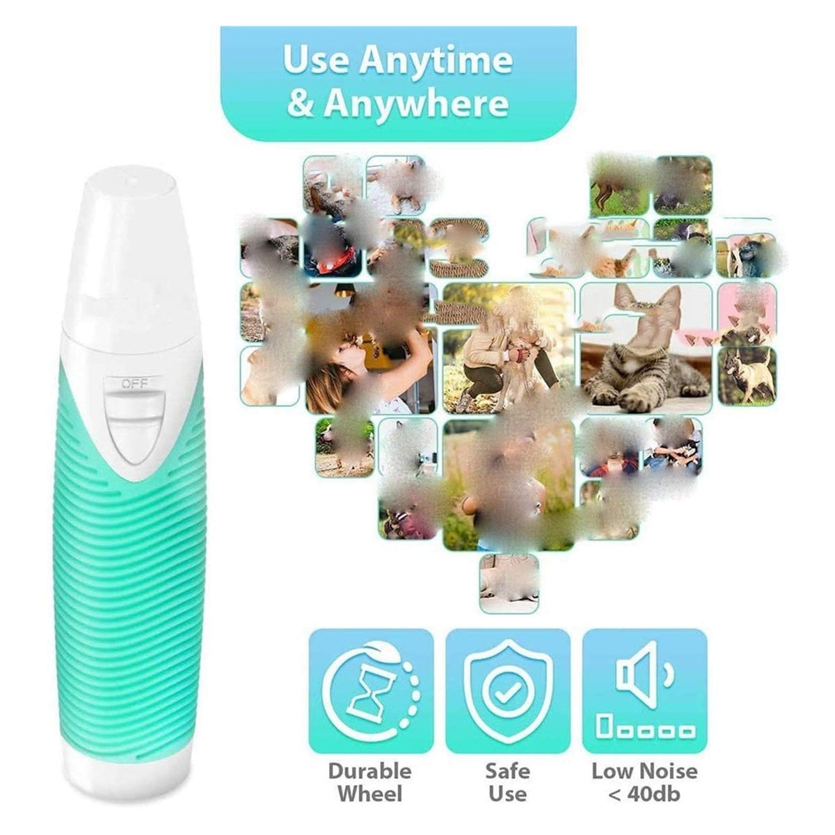 Electric Rechargeable Pet Nail Grinder Y8921