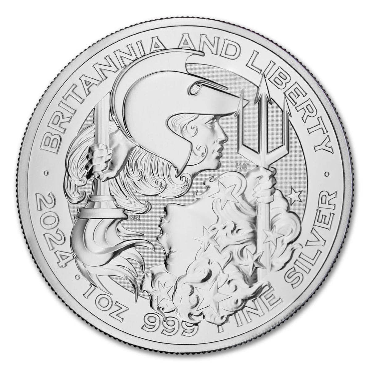 1 oz British Silver Britannia and Liberty Coin I598638