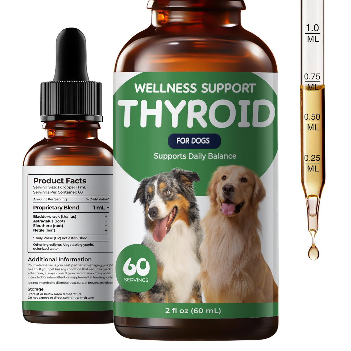 Thyroid Support Drops for Dogs M322