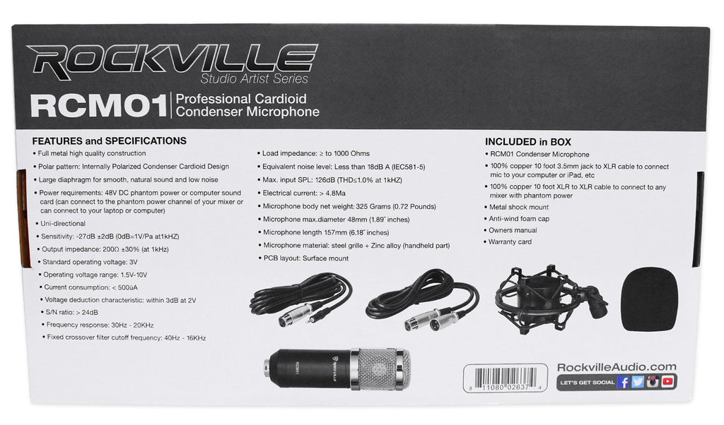 Condenser Mic with Shock Mount M3771