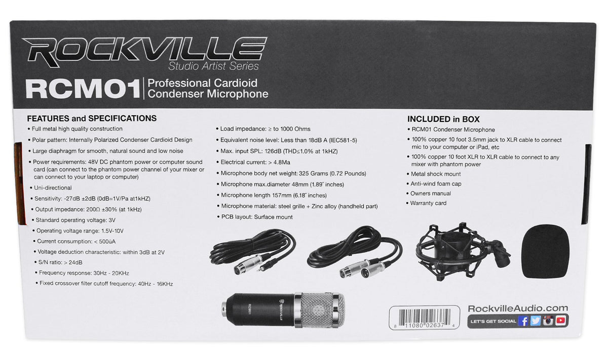 Condenser Mic with Shock Mount M3771