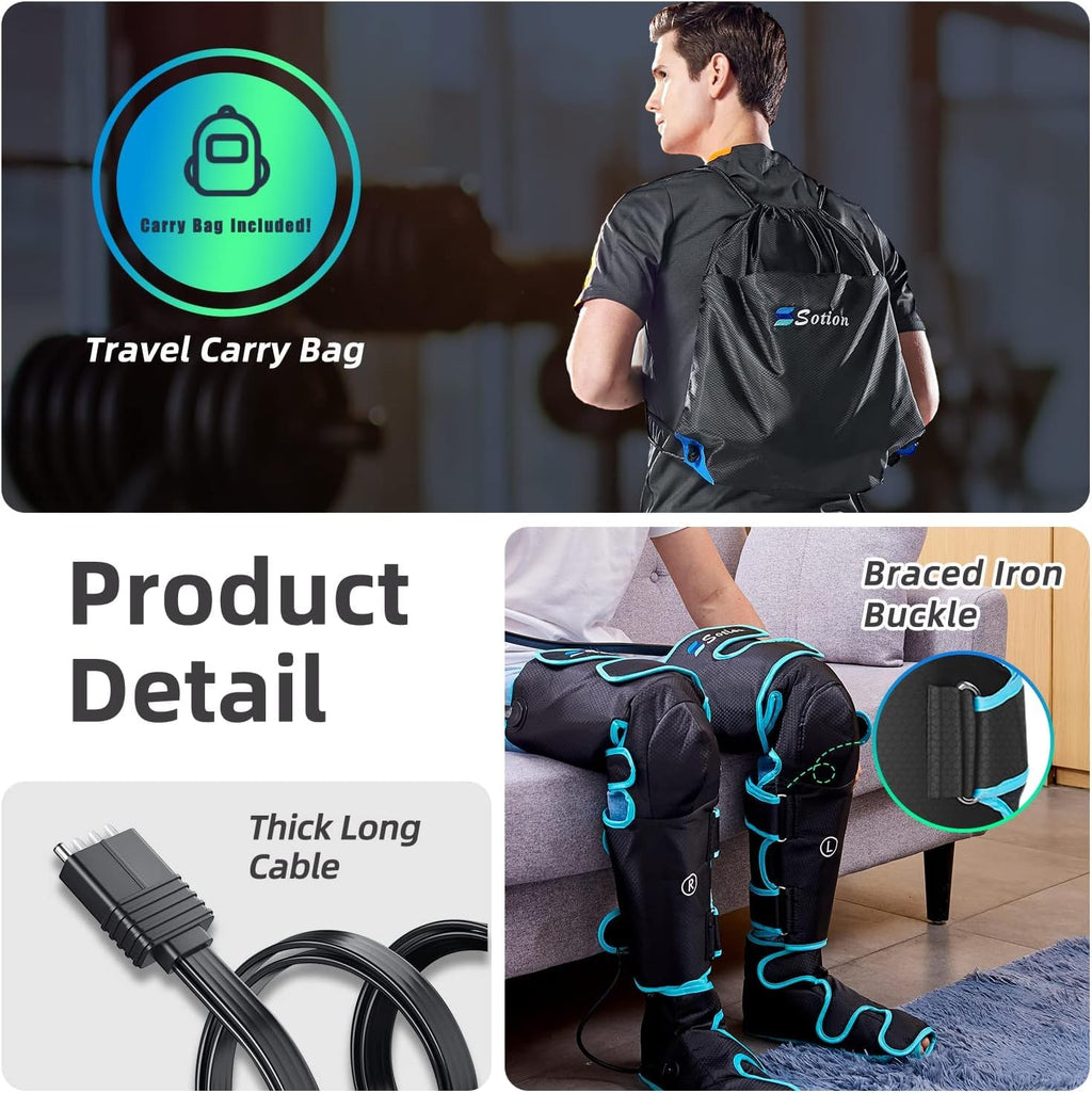 Air Compression Heat Leg Massager G428