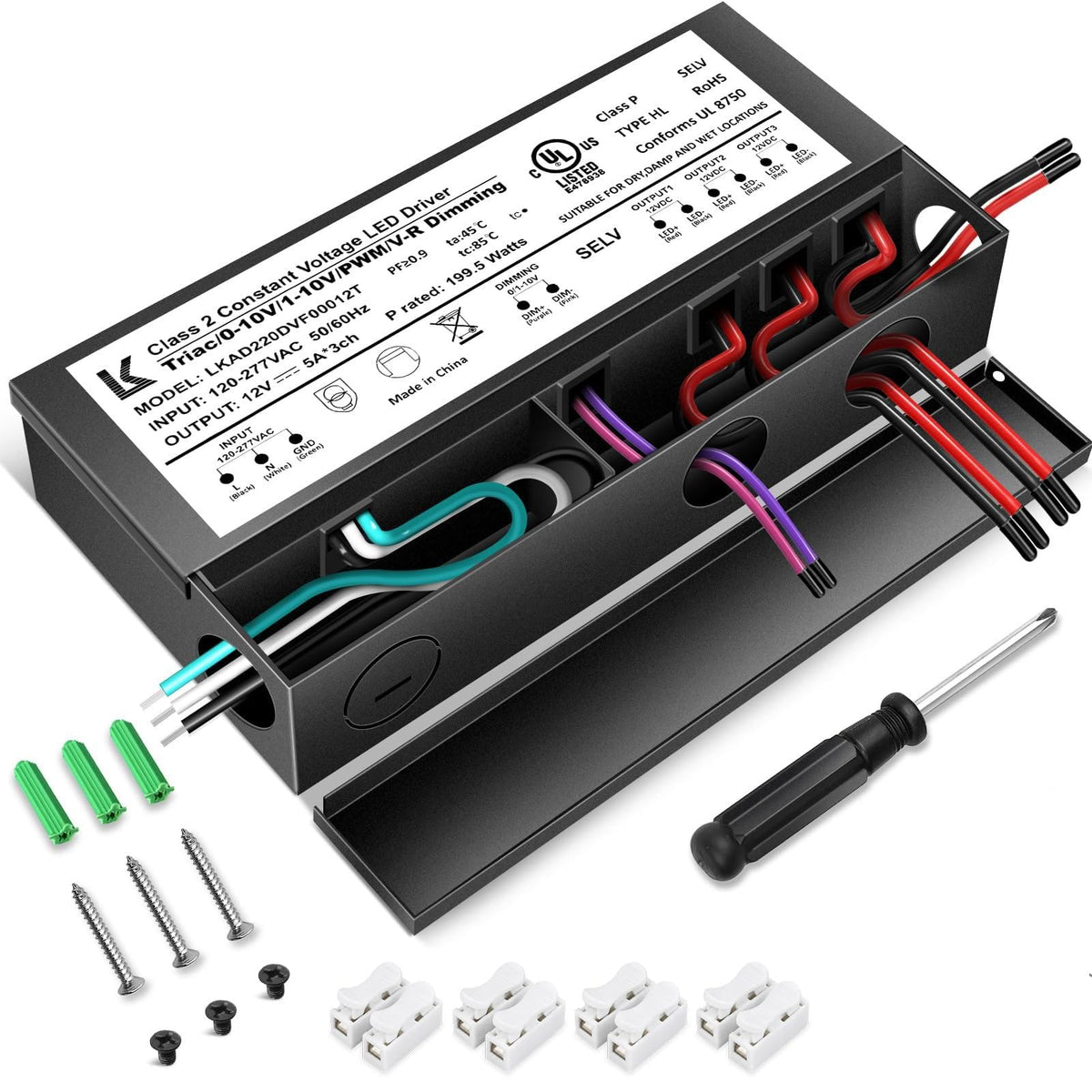 200W Dimmable IP67 Waterproof LED Driver R813190