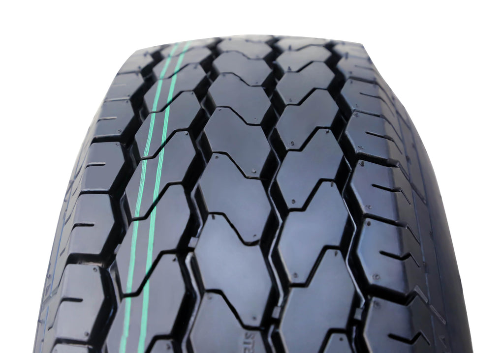 Trailer Tire Wheel ST205/75D15 6PR 101L 5X4.5 White Spoke Pk2 R3247