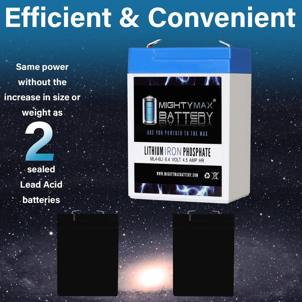 6V 4.5AH Lithium Replacement Battery X300851