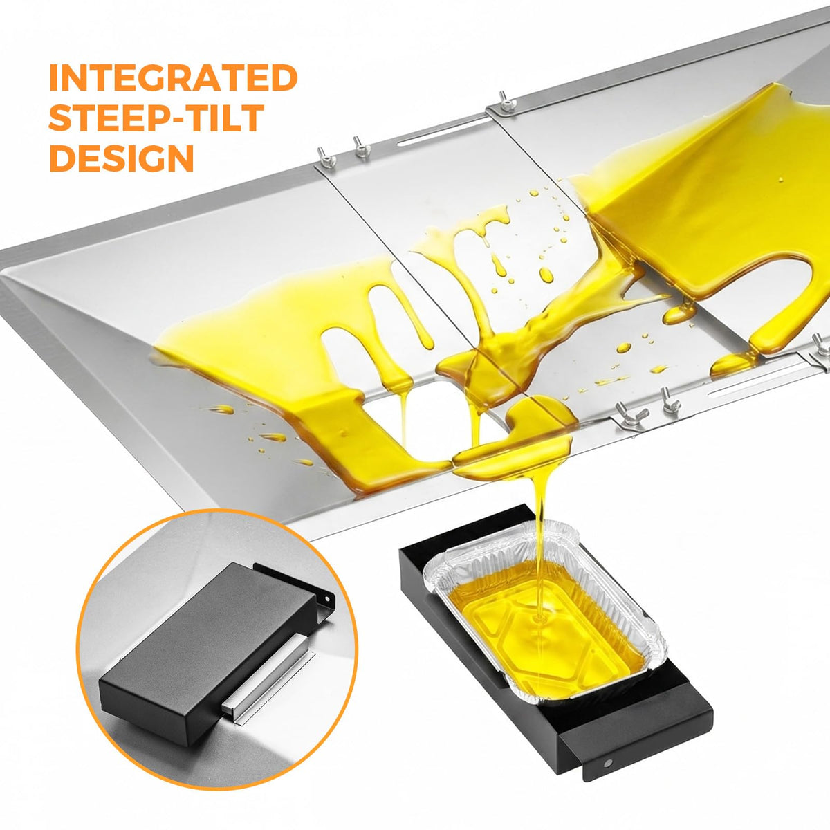 Adjustable Universal Grease Tray with Catch Pan M381633