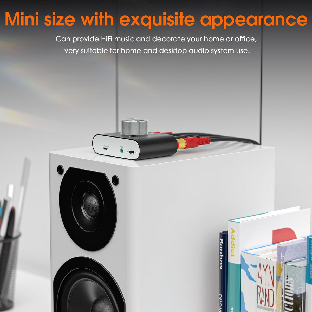 Mini Bluetooth 5.0 Stereo Power Amplifier 50W×2 Black A951