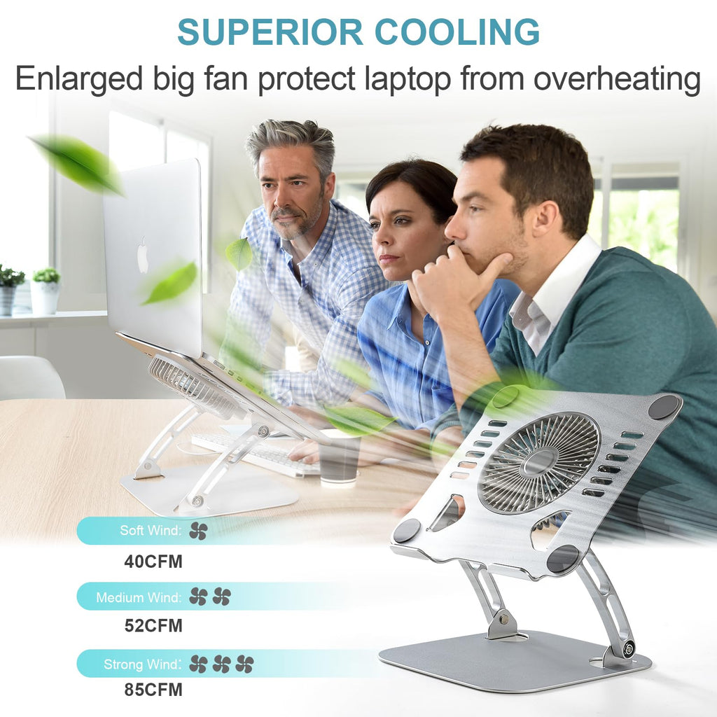 Laptop Cooling Stand with 3 Speed Fan O79440