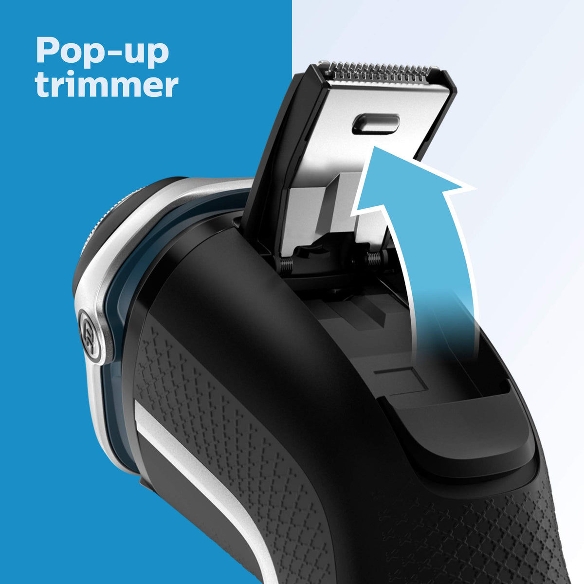 Cordless Rechargeable Wet & Dry Electric Shaver with Pop-up Trimmer X1607