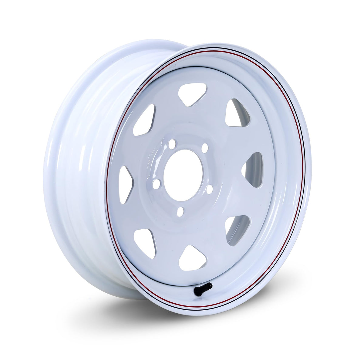 Trailer Tire Wheel ST205/75D15 6PR 101L 5X4.5 White Spoke Pk2 R3247