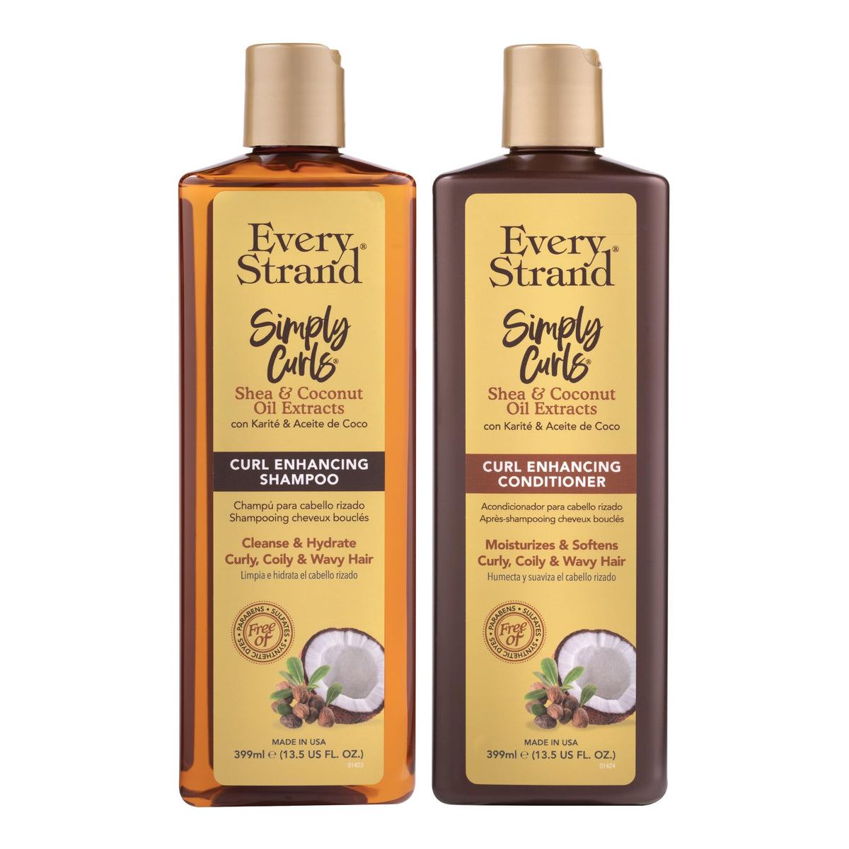 Sulfate Free Curl Enhancing Shampoo and Conditioner Set 13.5 oz Q6123