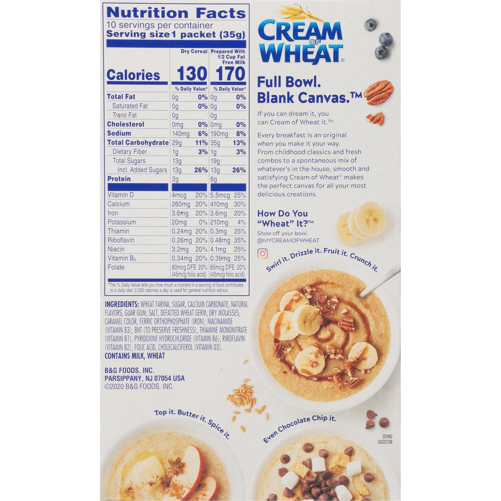 Instant Hot Cereal, Maple Brown Sugar, 12.3 Ounce (Pack of 4) L3087