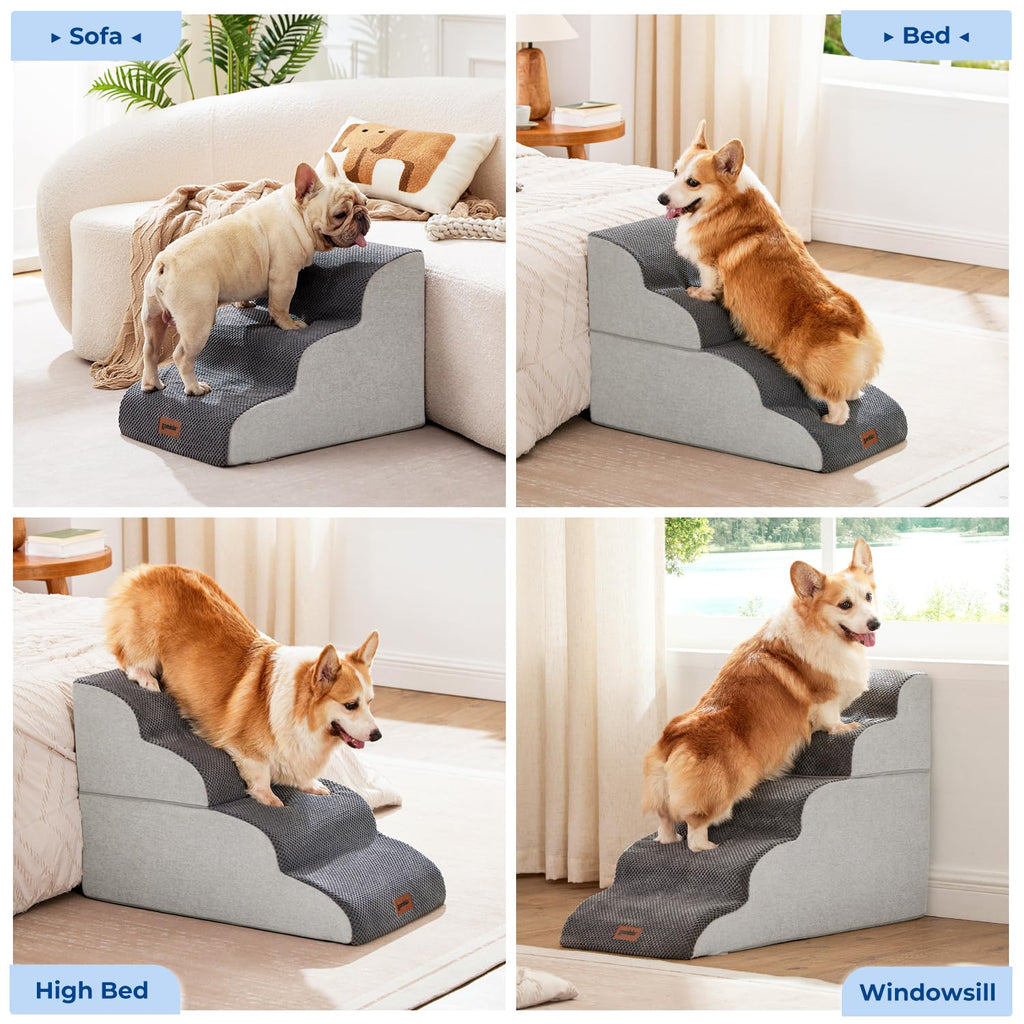 5 Step Pet Stairs Grey B95810