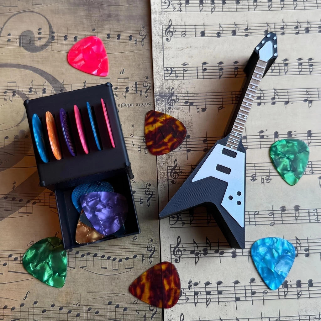 Guitar Picks Holder Box Set E327