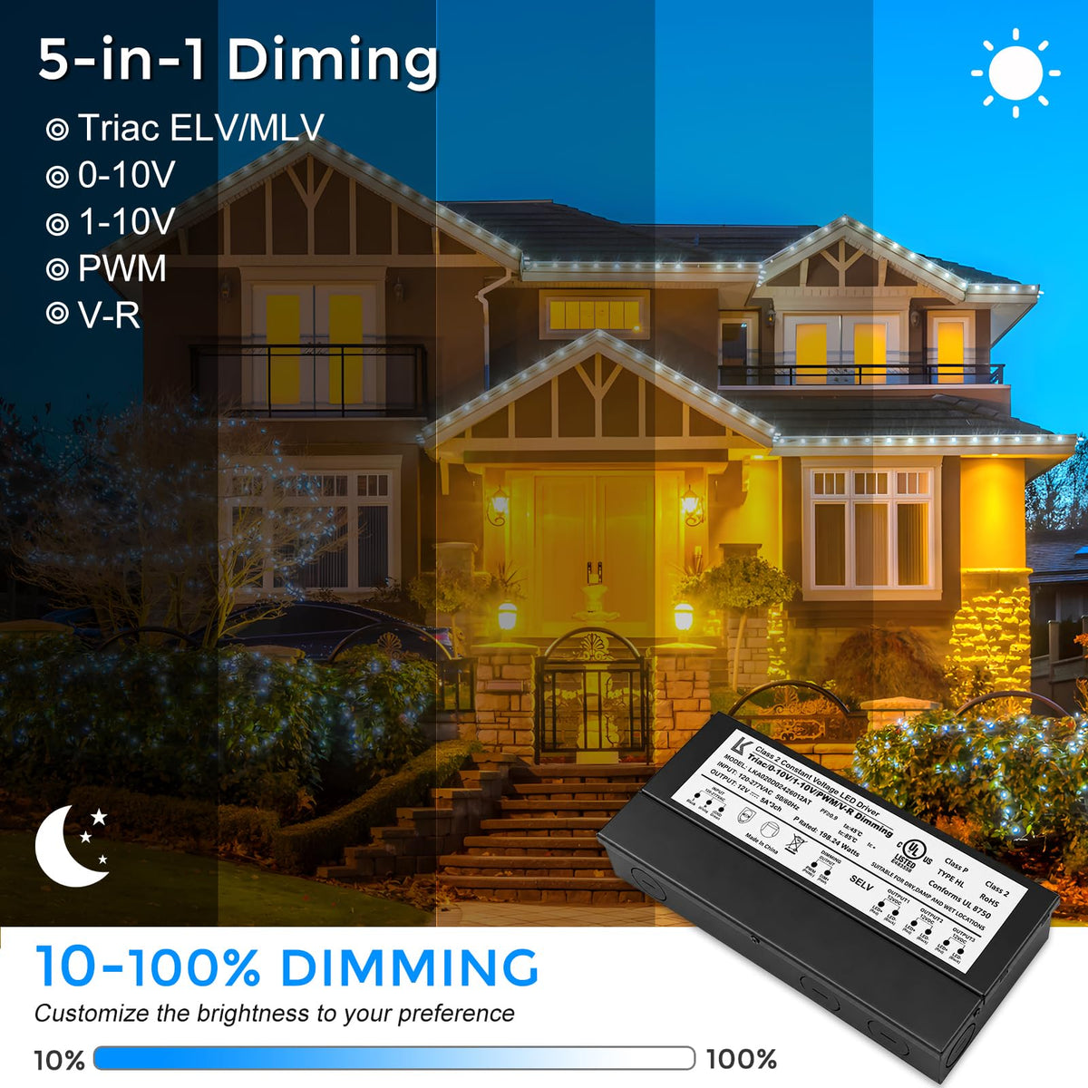 200W Dimmable IP67 Waterproof LED Driver R813190