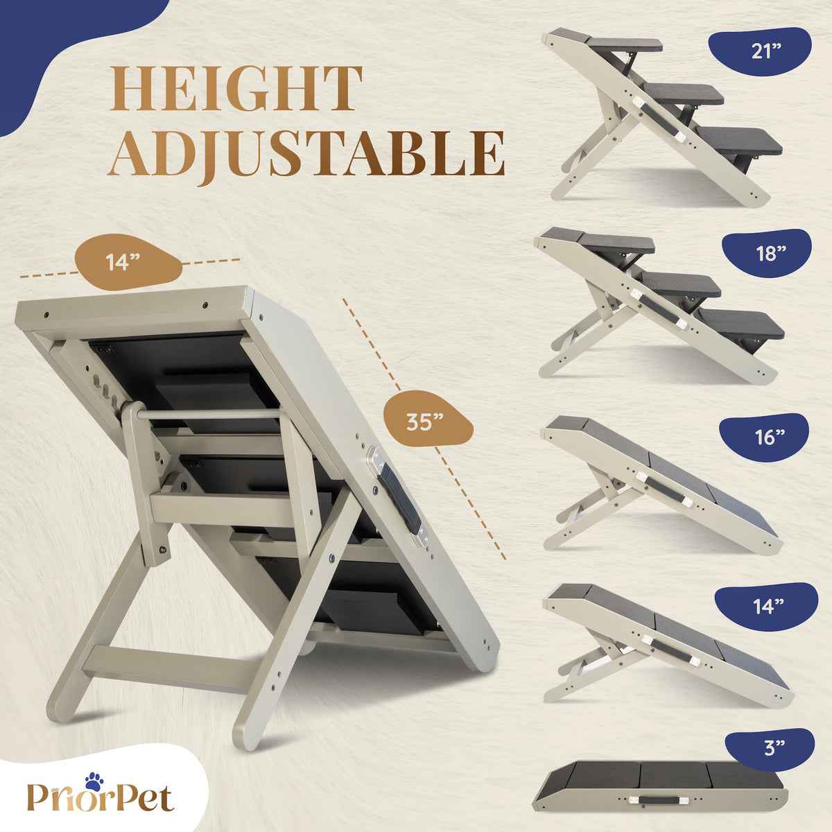Foldable Non-Slip Dog Ramp R162