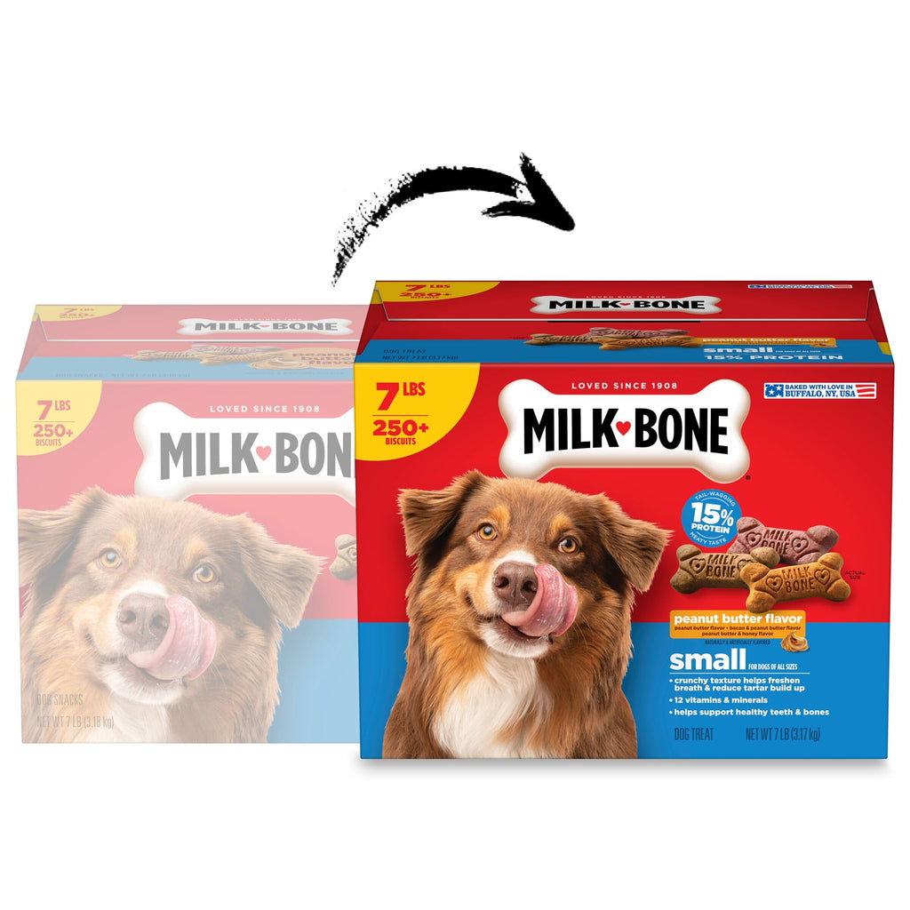 Peanut Butter Flavor Small Dog Treats 7 Lb N91443