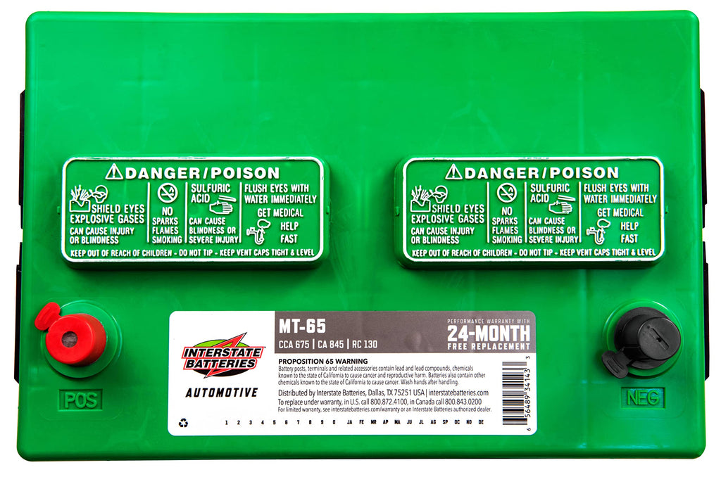 Group 65 12V 675 CCA Car Battery C2956