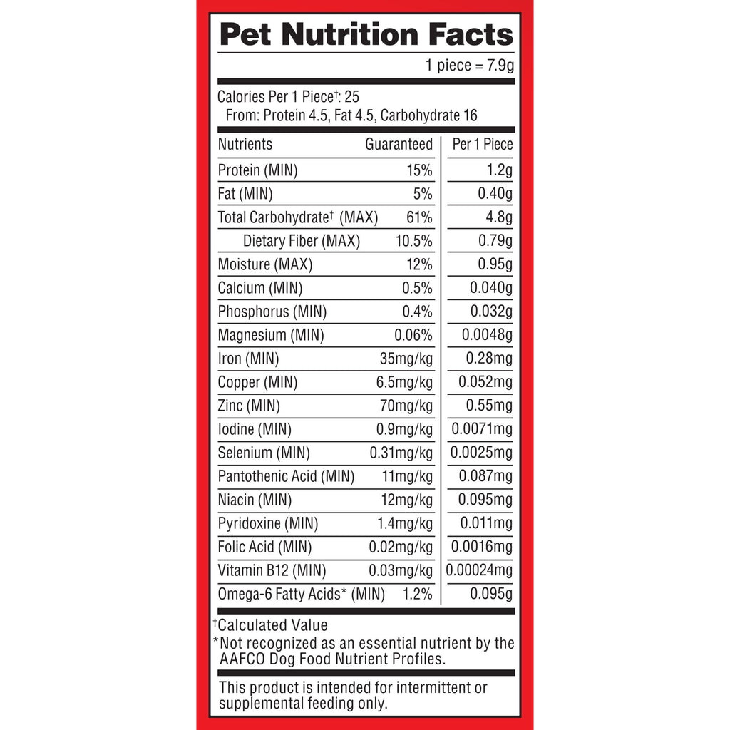 Peanut Butter Flavor Small Dog Treats 7 Lb N91443